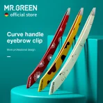 Curve Handle Eyebrows Tweezers