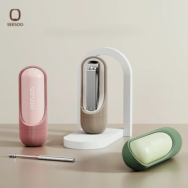 SEESOO 2 Piece Nail Clipper