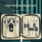 kf S26a4e5dfa059451295c9148ba086e04d6 Manicure Set Pedicure Sets Nail Clipper Stainless Steel Professional Nail Cutter Tools with Travel Case Kit